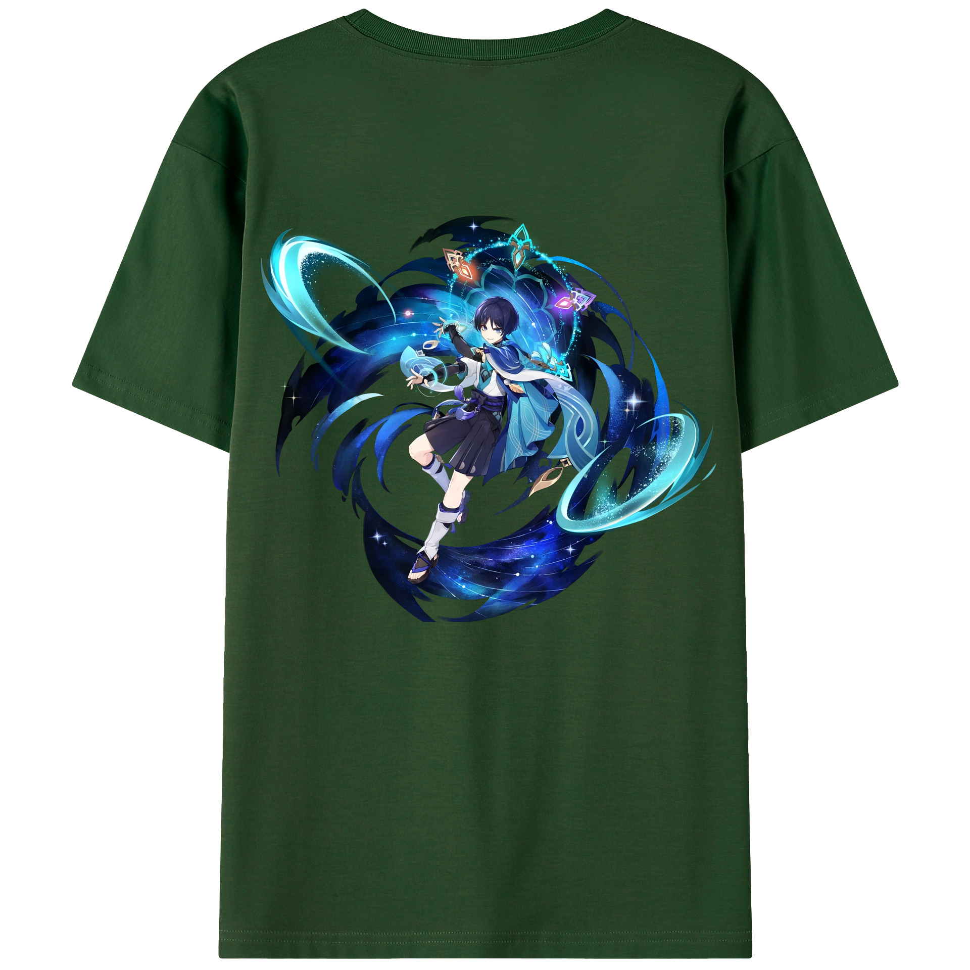 げんし神 さんペい genshin Sanpei 綿100％半袖Tシャツ（背面プリント）